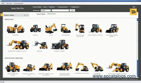 jcb telehandler parts catalog